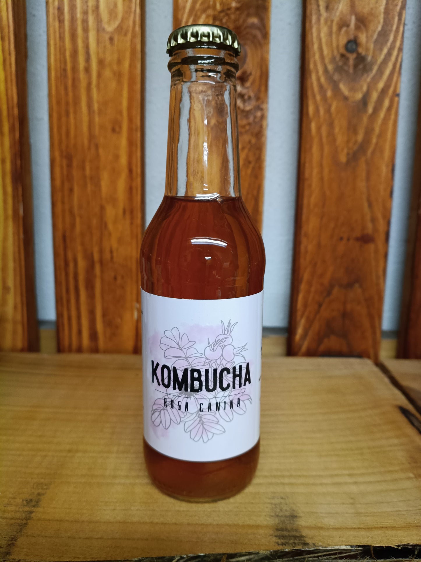 Kombucha artigianale alla rosa canina 200 ml - Le Granaie