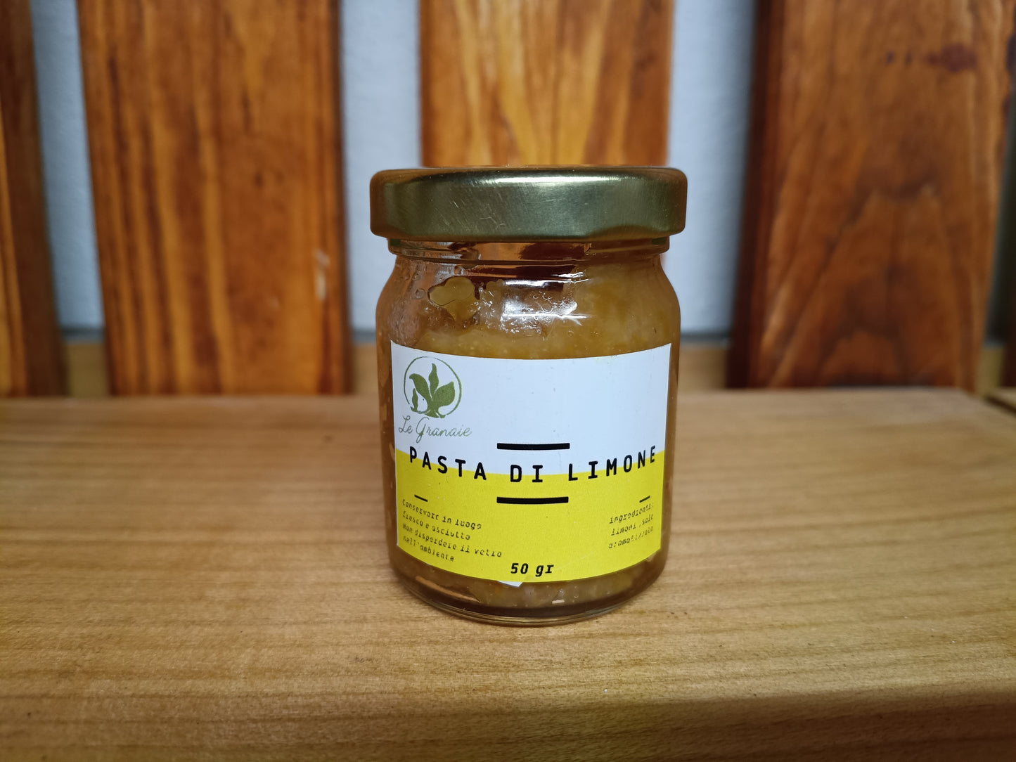 Pasta di limone artigianale 50 gr - Le Granaie