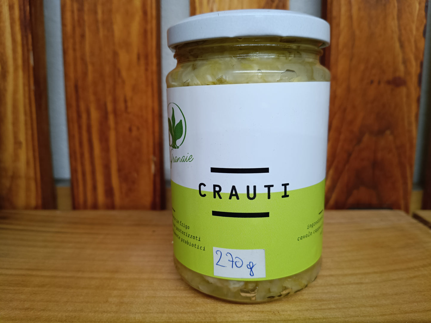 Crauti fermentati artigianali 270 gr - Le Granaie